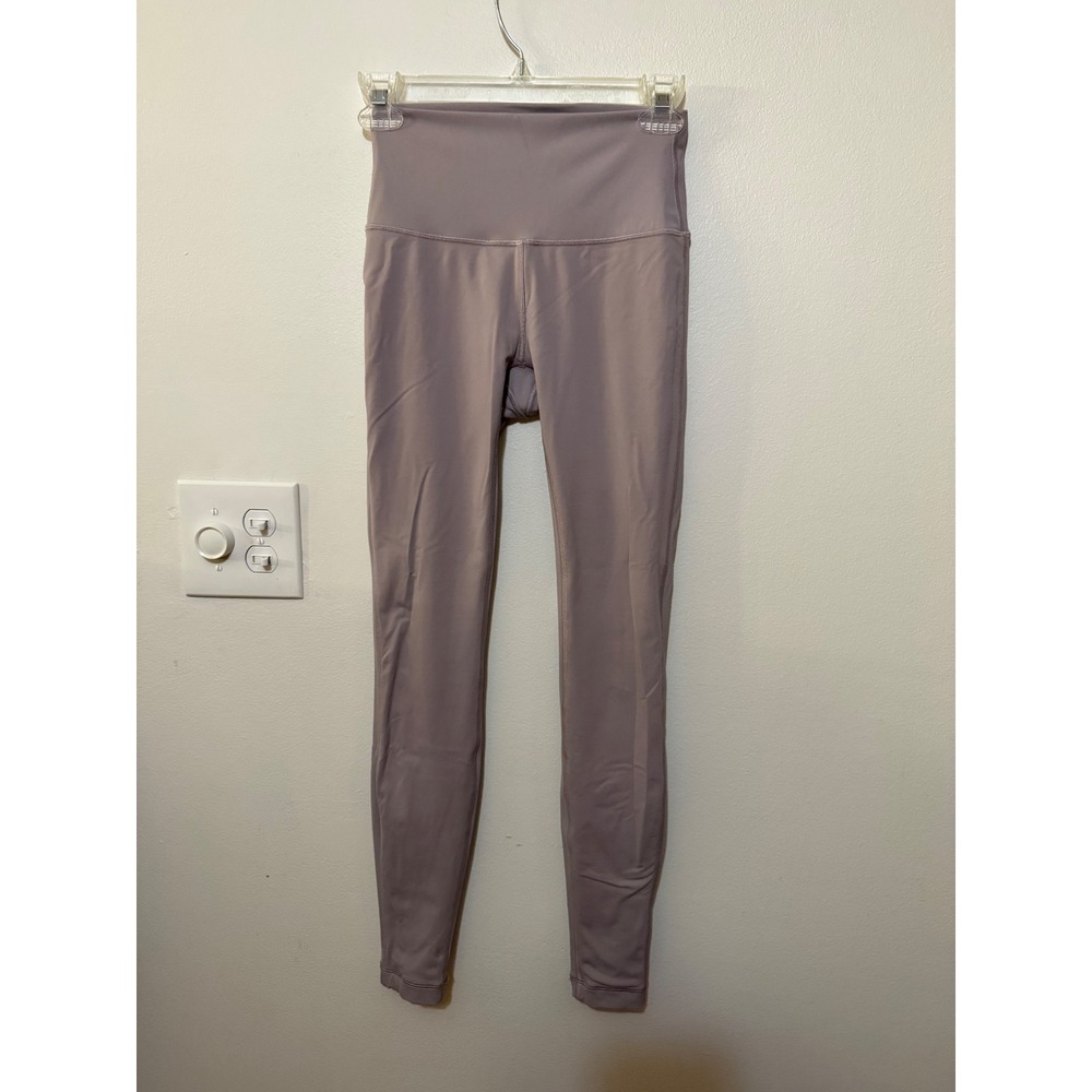 Lululemon Wunder Train HR Tight 28" Mauve Gray Size 4